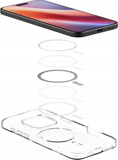 Spigen Liquid Crystal Magsafe Umschlag Rückseite Silikon 2mm Transparent (iPhone 17 Pro Max)