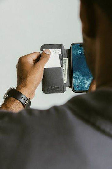 Nomad Wallet Μεταλλικό 0.75mm Μπορντό (iPhone 17 Pro)