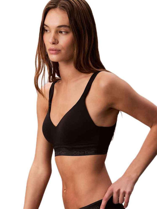 Bralette Women's Bra with Light Padding Black