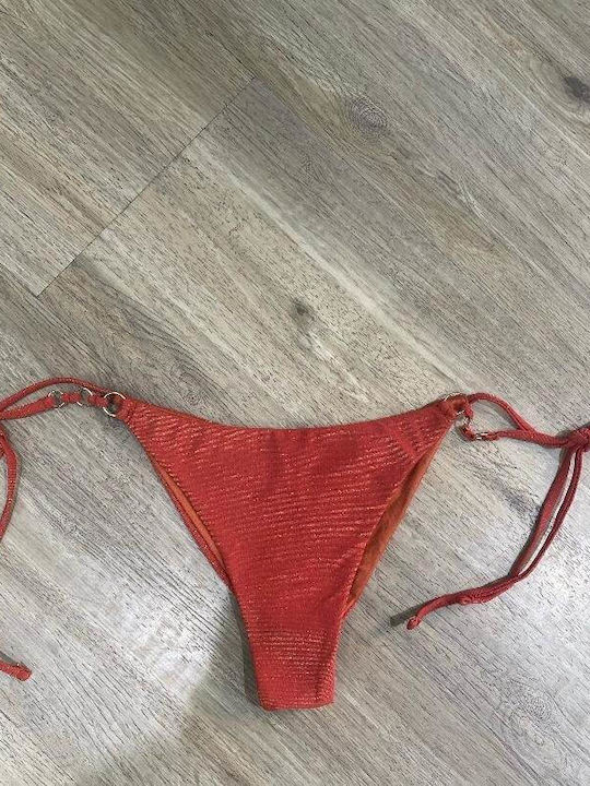 Bikini Set Top & Slip Bottom Orange
