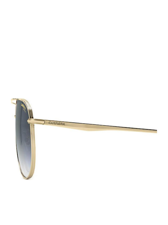 Carrera Men's Sunglasses with Gold Metallic Frame and Grey Gradient Lens 363/S OIT/08