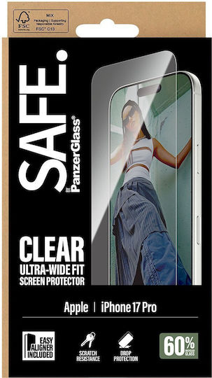 Safe By Panzerglass Screen Protector Iphone 17 Pro 18 Pro Ultra-wide Fit W Easyaligner