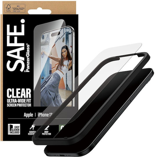 PanzerGlass Safe Ultra-Wide Fit Screen Protector Black (iPhone Air)