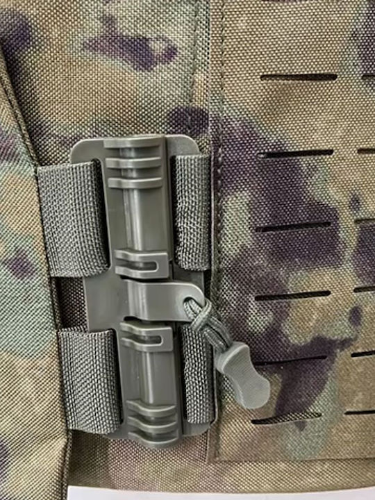 Set Vestă Tactică Reglabilă + 2 Plăci Balistice Nij Iv Linovit Airsoft Paintball Sport Tir Vânătoare Outdoor Material Oxford 1000d Sistem Molle Rezistent La Gloanțe Perforante 7.62x63mm M2 Ap Culoare Camuflaj Kaki