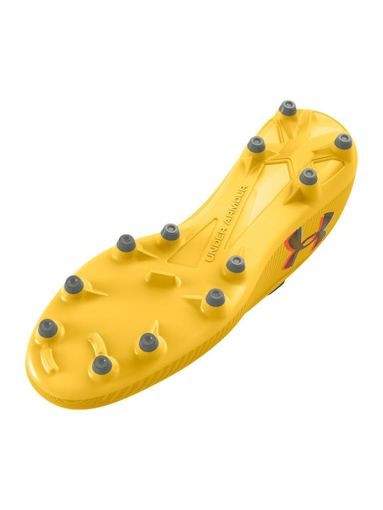 Under Armour Magnetico Football Shoes with Cleats Yellow
