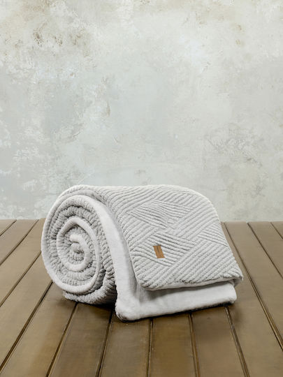 Nima Κουβερτοπάπλωμα Υπέρδιπλο 240x260εκ. Velva Light Gray