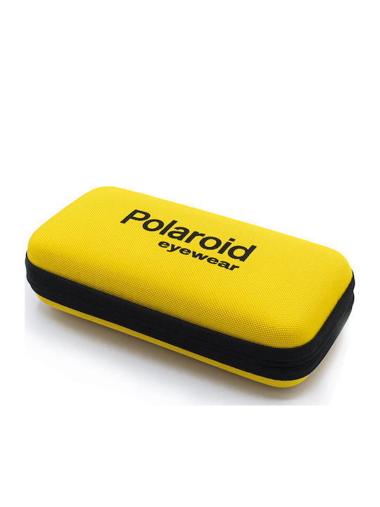 Polaroid Herren Sonnenbrillen mit Schwarzem Horn umrandetem Rahmen und Grauen Gläsern PLD2167/S RC2/M9