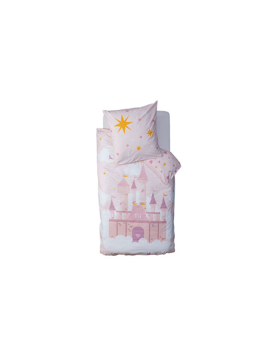 Atmosphera Set Kids Duvet Cover Single Pink