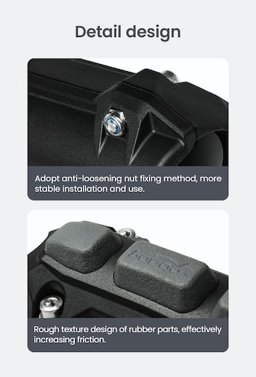 Motorcycle Crash Bar Buffer Protective Rubber Sleeve（two-piece Included）engineering Plastic Rubber