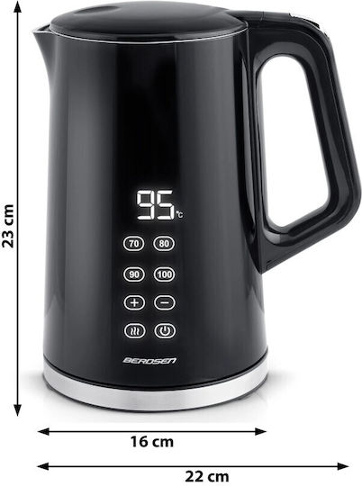 Berdsen Βραστήρας 1.7lt 2200W Μαύρος