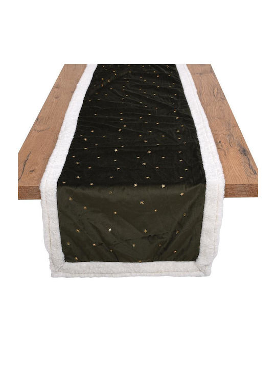 Weihnachtliche Tischdecke Fylliana Fl1986 Grün-Weiß-Gold 40x140cm Weihnachtliche Tischdecke Fylliana Fl1986 Grün-Weiß-Gold 40x140cm