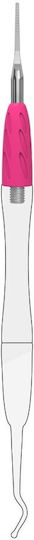 Staleks Working Part Pusher Combo Uniq 36 Straight Narrow Toenail File Wppq-36