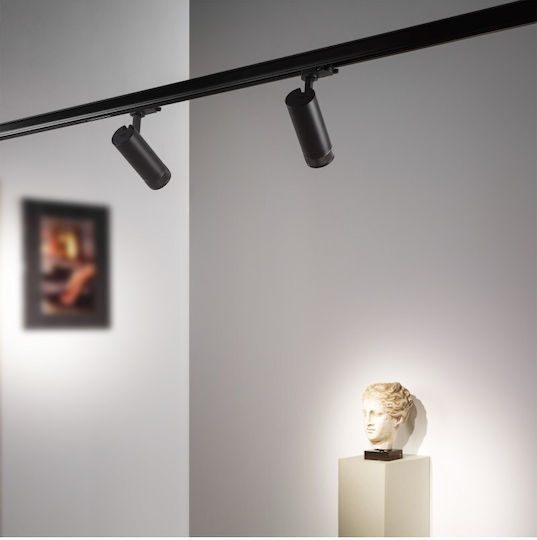Ideal Lux Einzel LED Warmes Weiß Spot in Schwarz Farbe