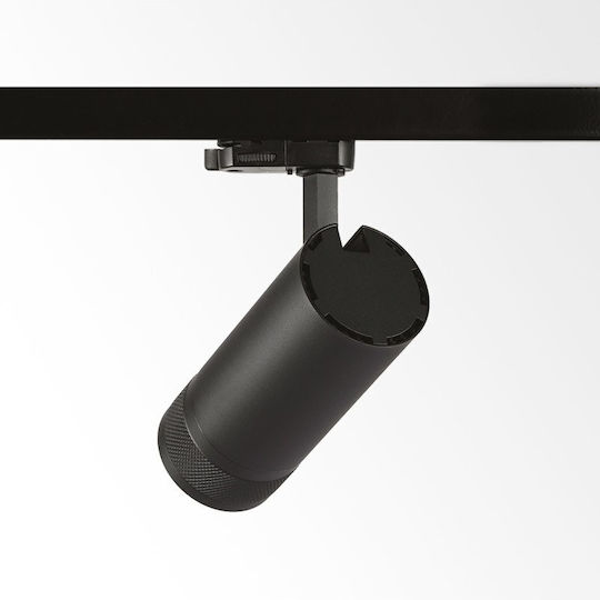 Ideal Lux Μονό LED Θερμό Λευκό Σποτ σε Μαύρο Χρώμα