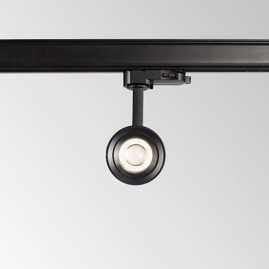 Ideal Lux Μονό LED Θερμό Λευκό Σποτ σε Μαύρο Χρώμα