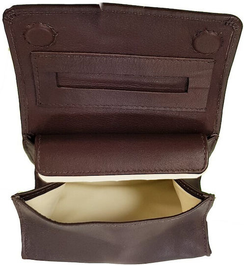 Lavor Lederne Tabaktasche in mit magnetischem Verschluss 11x7.5cm Practicality Brown