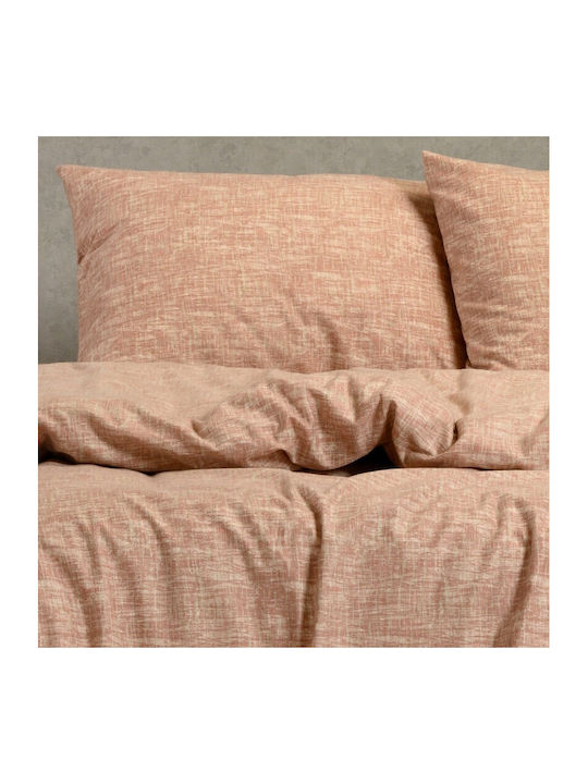 Melinen Farrel Super-Double Bed Sheets Set 235x260cm Apple 4 Pieces