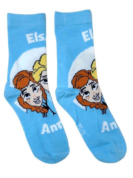Disney Παιδικές Κάλτσες Frozen Πολύχρωμες 3 Ζευγάρια