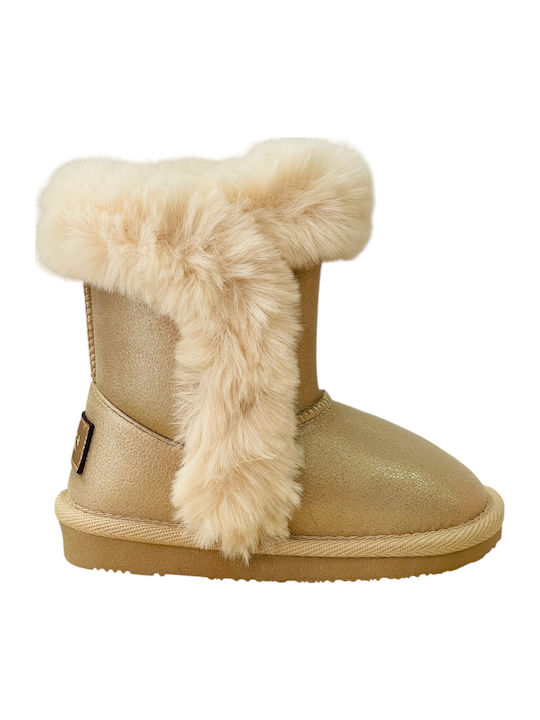 Kids Boots Gold