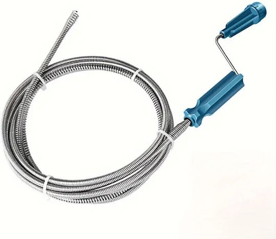 Manual Drain Cleaning Tool 150cm Spring Mechanism
