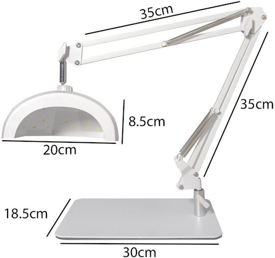 Λάμπα Πολυμερισμού Sun One 48w Uv & Led Βραχίονα & Βάση