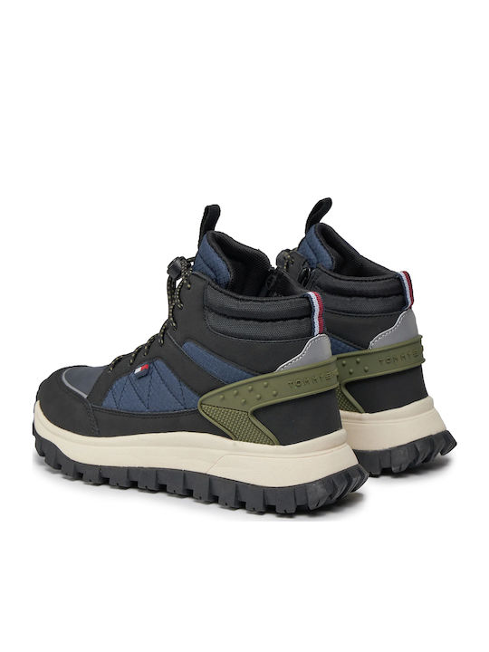 Kids Boots with Laces Black