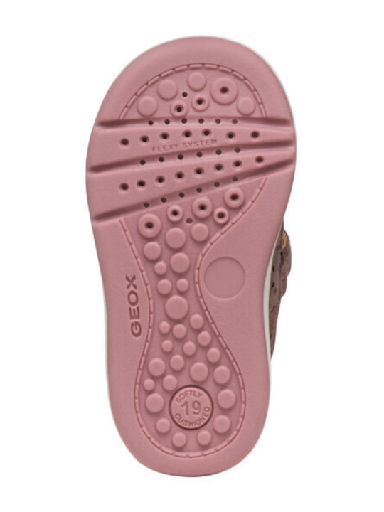 B Biglia C Leather Kids Boots with Velcro Pink