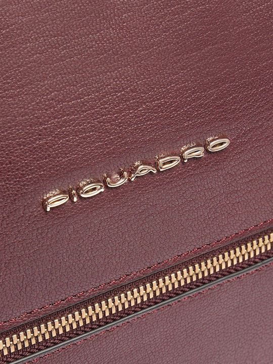 Piele Geantă pentru bărbați Servietă Burgundy