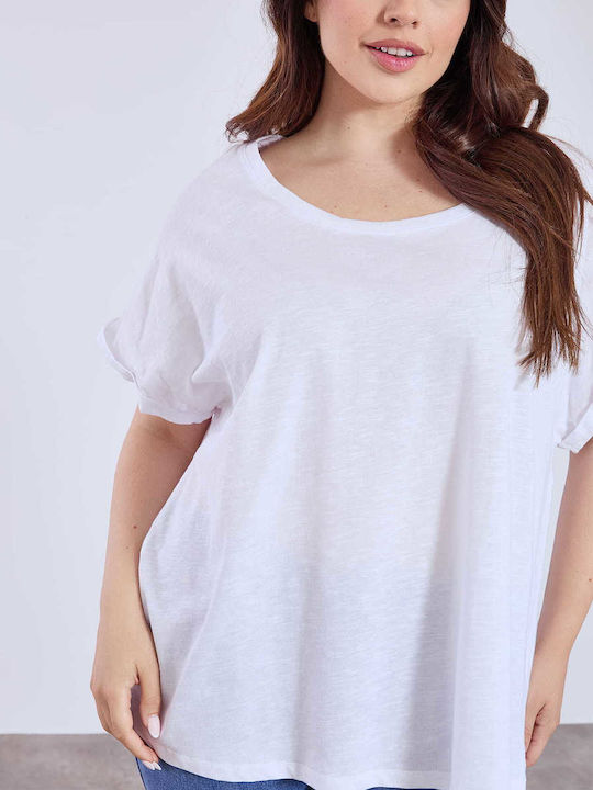 Sleeve Women's Athletic Blouse White