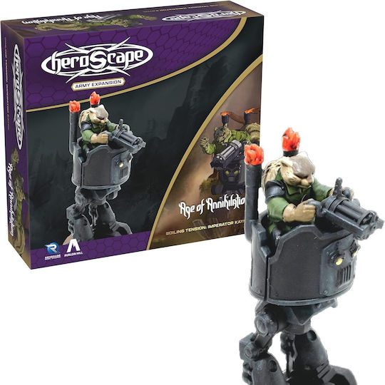 Heroscape Imperator Kayne Army Expansion 1 Assembled Unpainted Figure & 1 Army Card Miniatures Game Accessory Battle Add-on