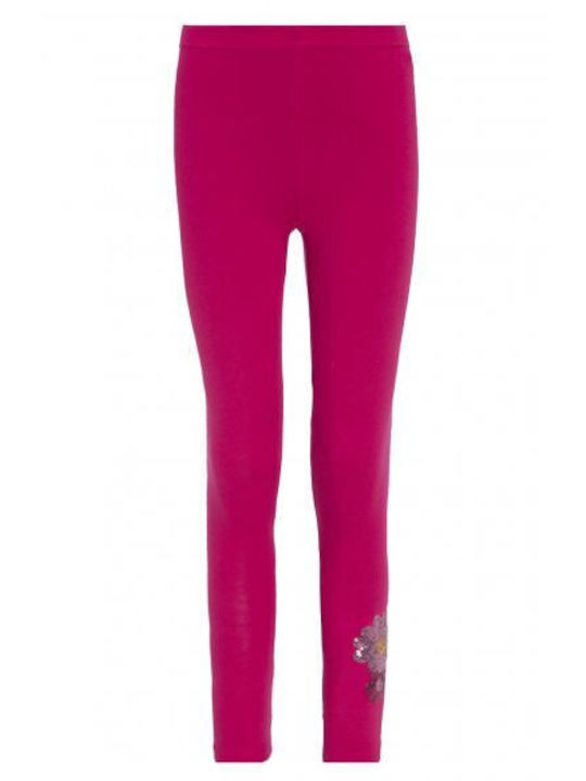 Kinder Leggings Lang Fuchsie Basic