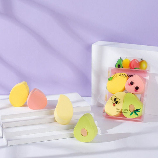 Make Up Brushes & Sponges Set for Foundation 4 Pieces