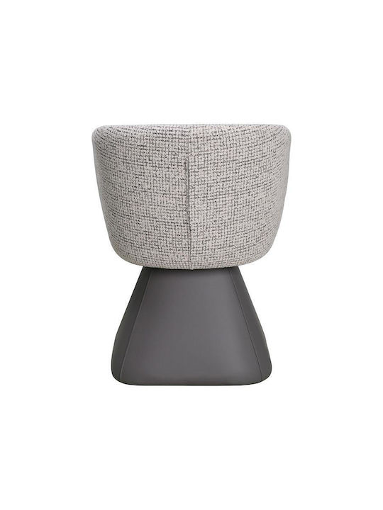 2413 Swivel Armchair Beige-Cappuccino 58x60x79cm