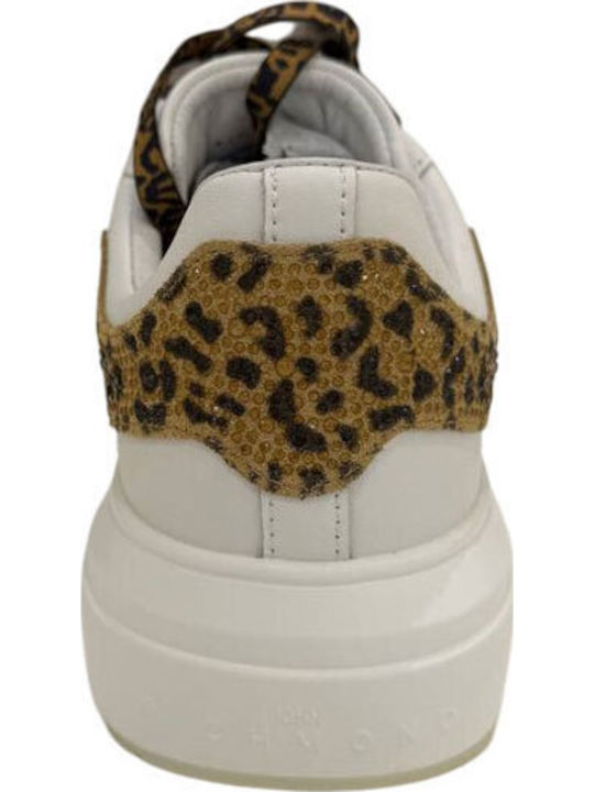 Γυναικεία Sneakers White Leopard