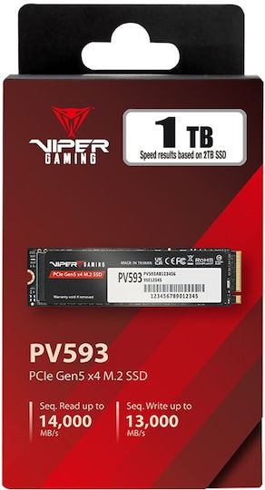 Patriot Viper PV593 SSD 1TB M.2 with PCI Express 5.0 Connection