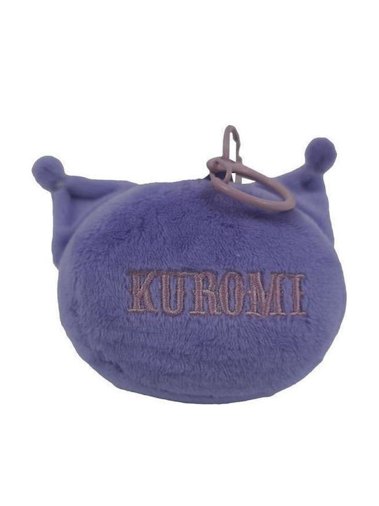 Kuromi Kopf Lila Mini Schlüsselanhänger Plüsch Kuromi Kopf Lila Mini Schlüsselanhänger Plüsch