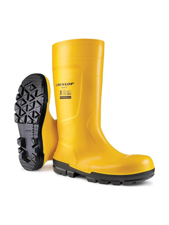 Dunlop Work Wellies Black