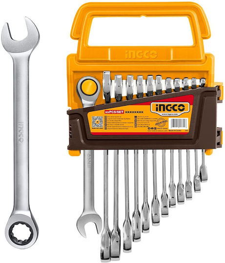 Ingco German Polygon Set with Size from 8mm to 19mm 24pcs