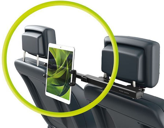Mobile Origin Ca17 Βάση Κινητού & Tablet Αυτοκινήτου με Ρυθμιζόμενα Άγκιστρα Μαύρη
