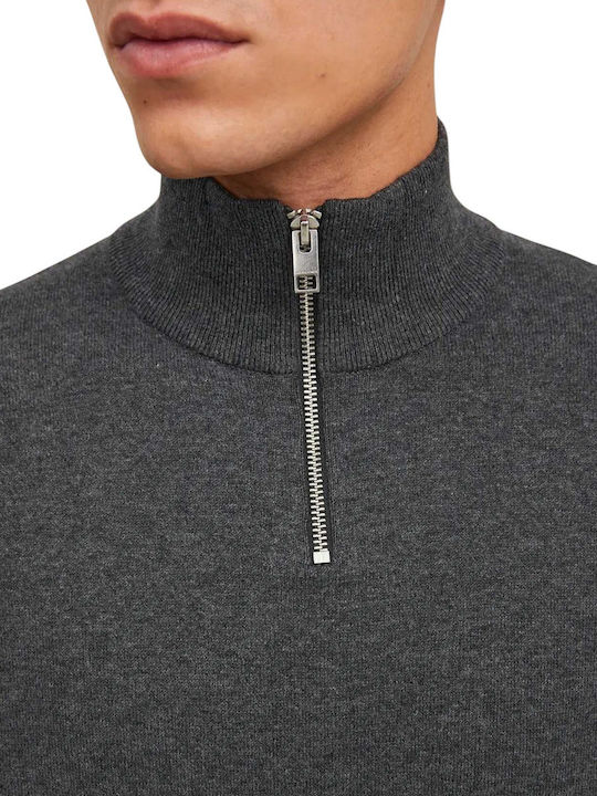 Langarm Pullover Grau Mel