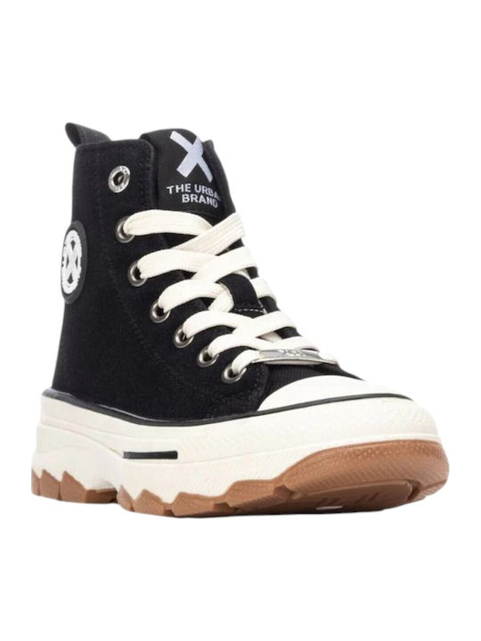 Kinder Sneakers Hoch Schwarz