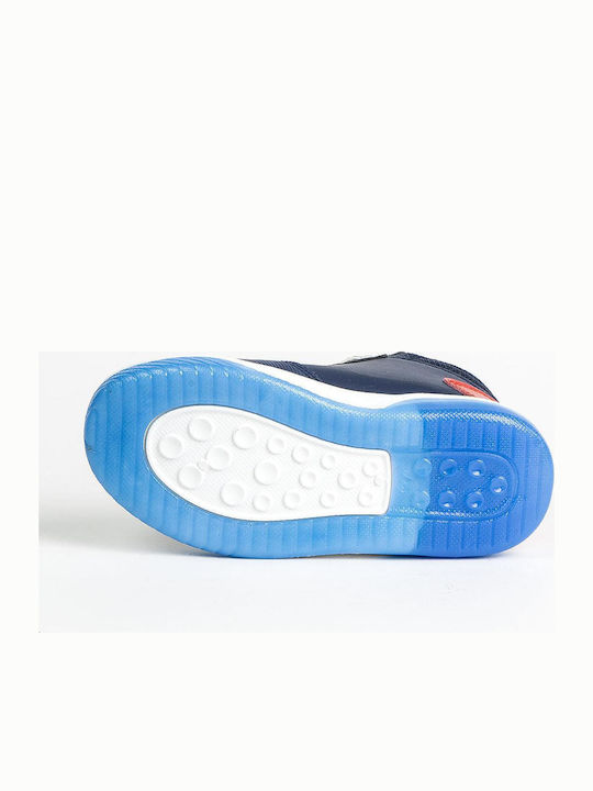 Kids Sneakers High with Scratch & Lights Multicolour
