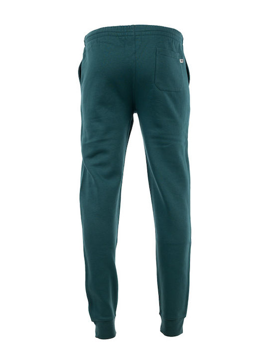 Cuffed Leg Pant Παντελόνι Φόρμας Πετρόλ