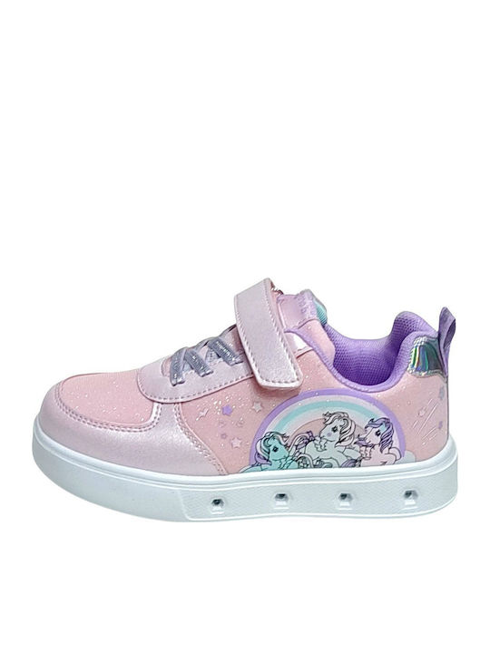 Kinder Sneakers Anatomisch mit Lichtern Rosa