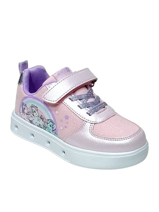 Kinder Sneakers Anatomisch mit Lichtern Rosa