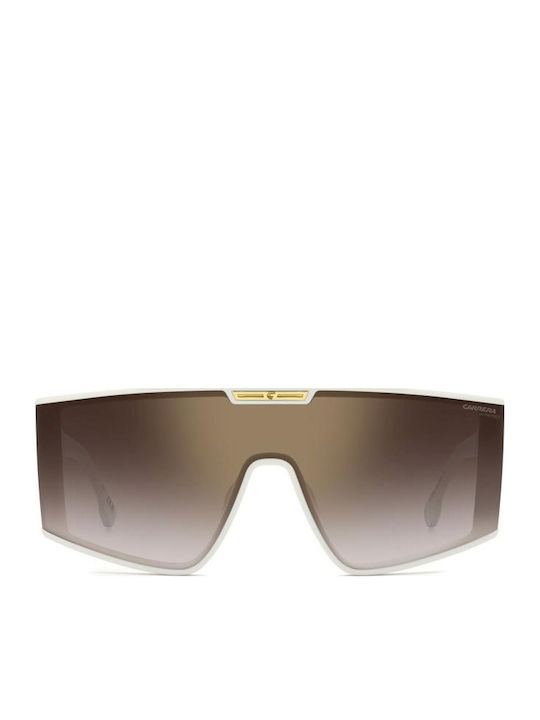 Carrera Victory C Ochelari De Soare Pentru Bărbați Cu Ramă Din Plastic Albă Și Lentile Gri Degrade