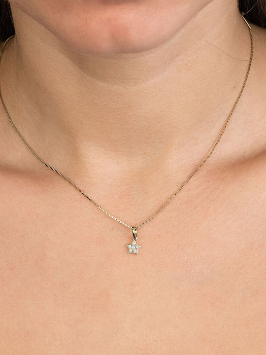 Kiriakos Gofas Star Charm Made of 14K Gold