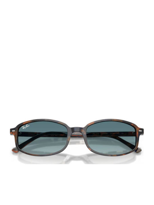 Ray Ban Unisex Sunglasses with Brown Tartaruga Plastic Frame and Green Gradient Lens RB2232 13563M