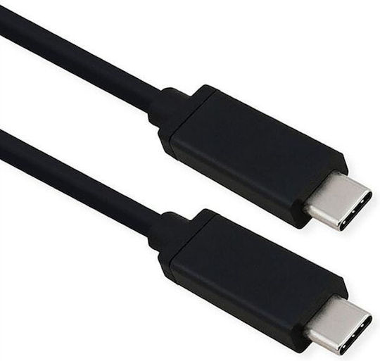 Roline USB 4 Video Cable USB-C male - USB-C PD Μαύρο 0.8m 11.99.9081