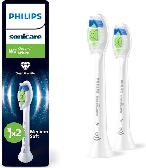 Philips Sonicare Optimal Electric Toothbrush Replacement Heads for HX6062/87 2pcs